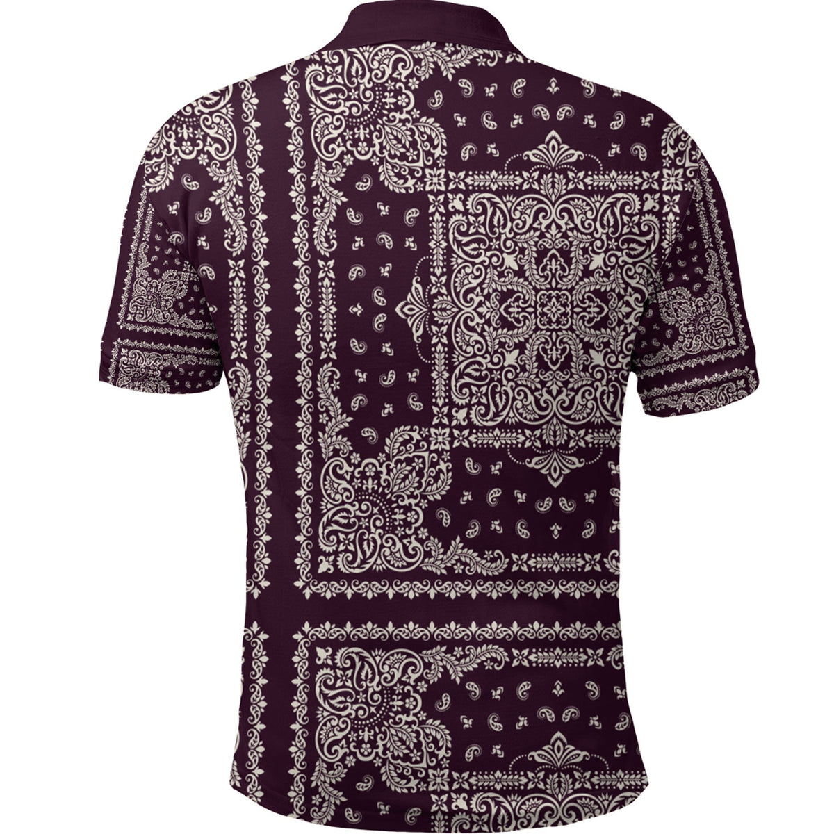 Paisley Polo Shirt Bandana Pattern Seamless Ver.41 RLT13 - Wonder Print Shop