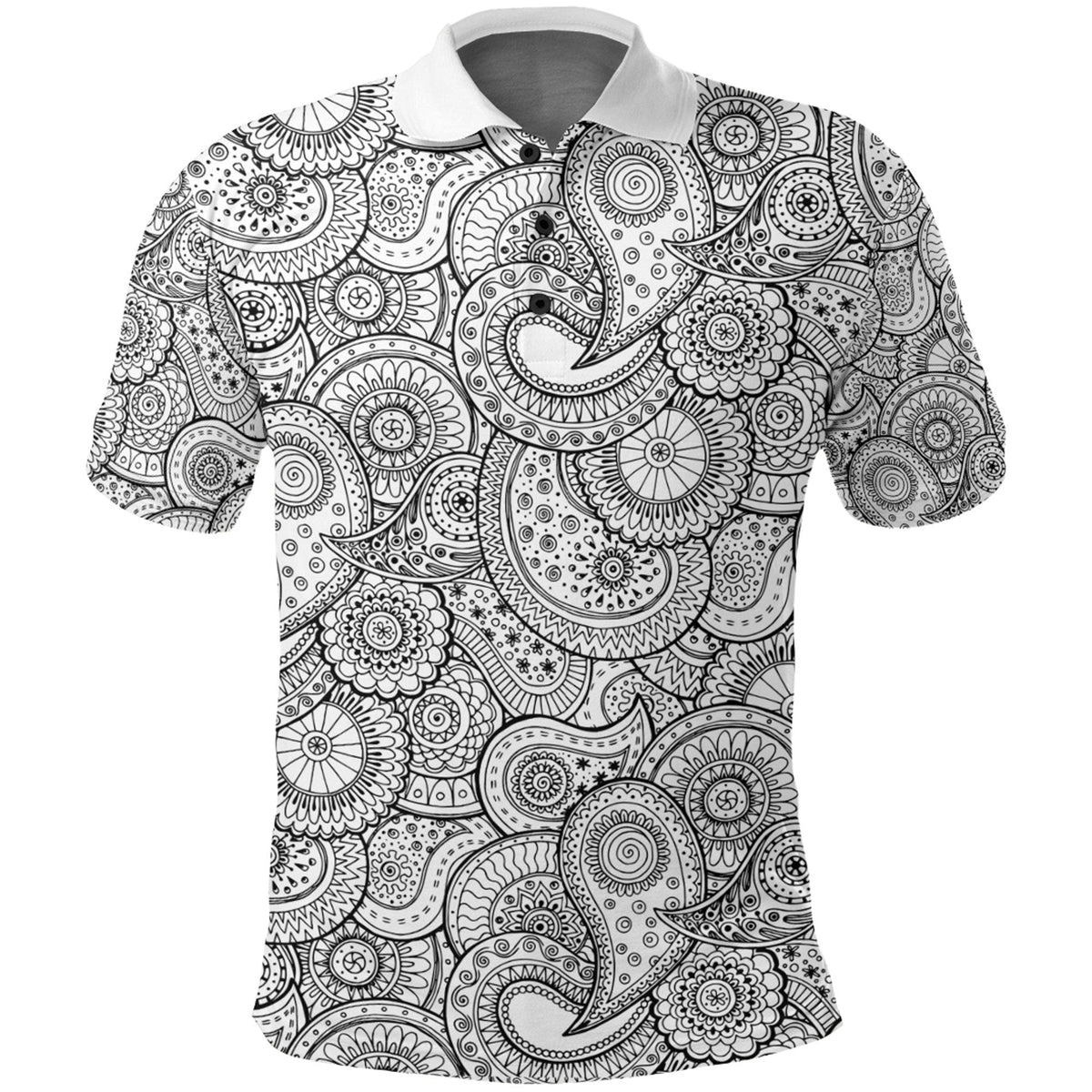 Paisley Polo Shirt Bandana Pattern Seamless Ver.32 RLT13 - Wonder Print Shop