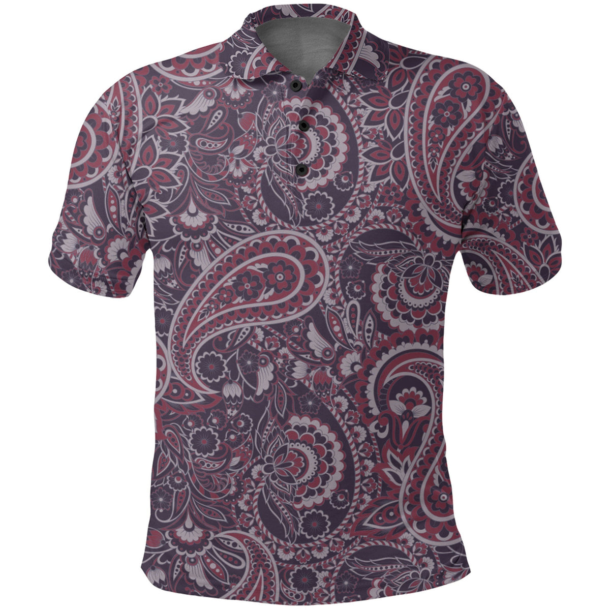 Paisley Polo Shirt Bandana Pattern Seamless Ver.36 RLT13 - Wonder Print Shop