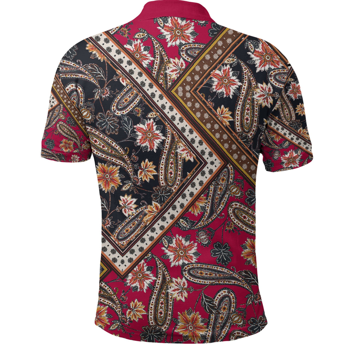 Paisley Polo Shirt Bandana Pattern Seamless Ver.47 RLT13 - Wonder Print Shop