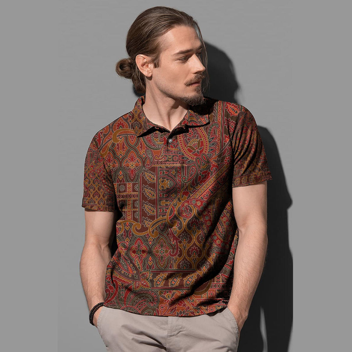 Paisley Polo Shirt Bandana Pattern Seamless Ver.49 RLT13 - Wonder Print Shop
