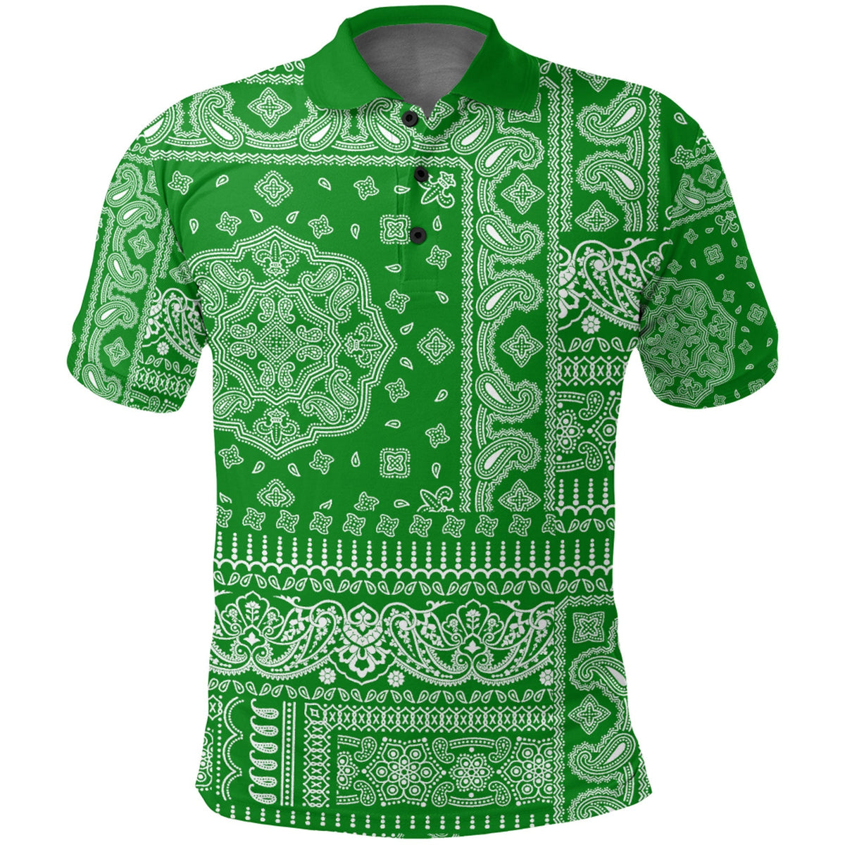 Paisley Polo Shirt Bandana Pattern Seamless Ver.25 RLT13 - Wonder Print Shop