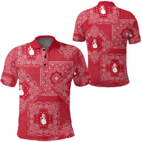 Paisley Polo Shirt Bandana Pattern Seamless Ver.52 RLT13 - Wonder Print Shop