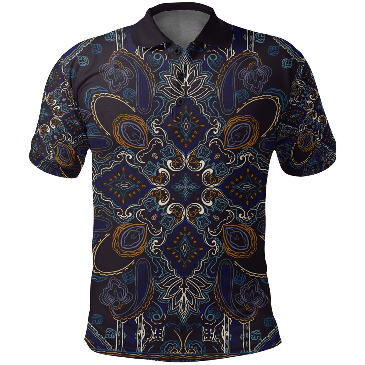 Paisley Polo Shirt Bandana Pattern Seamless Ver.31 RLT13 - Wonder Print Shop
