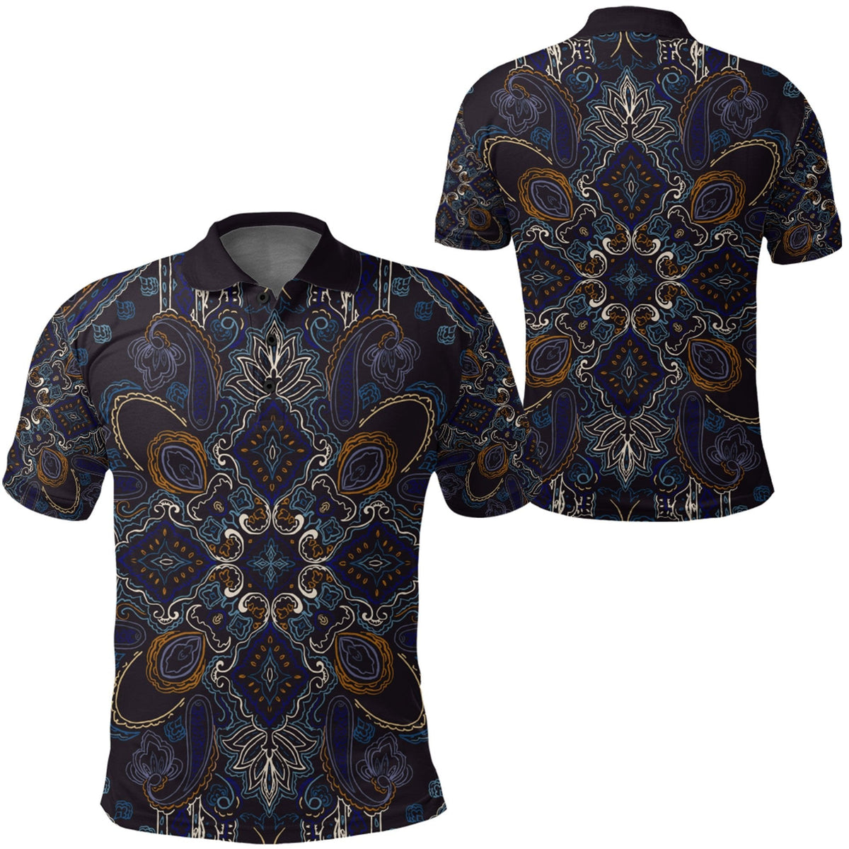 Paisley Polo Shirt Bandana Pattern Seamless Ver.31 RLT13 - Wonder Print Shop