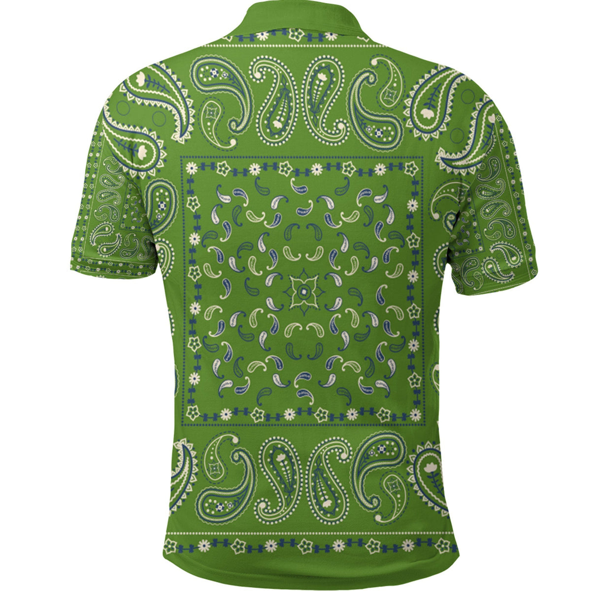 Paisley Polo Shirt Bandana Pattern Seamless Ver.45 RLT13 - Wonder Print Shop