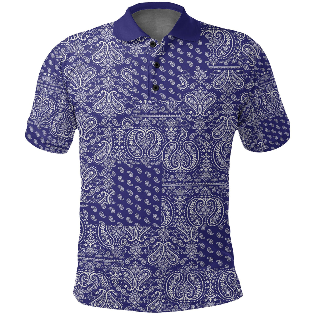 Paisley Polo Shirt Bandana Pattern Seamless Ver.61 RLT13 - Wonder Print Shop