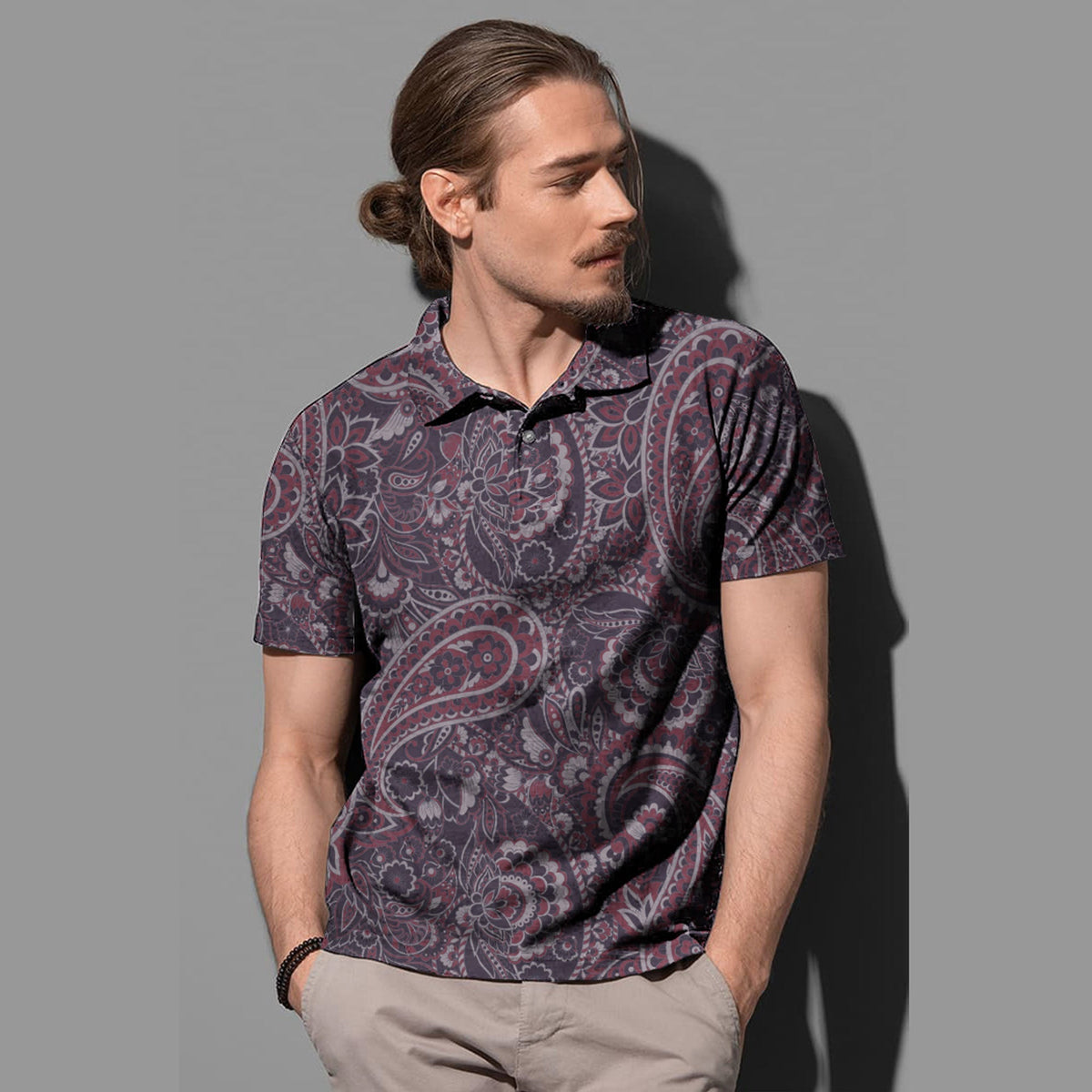 Paisley Polo Shirt Bandana Pattern Seamless Ver.36 RLT13 - Wonder Print Shop