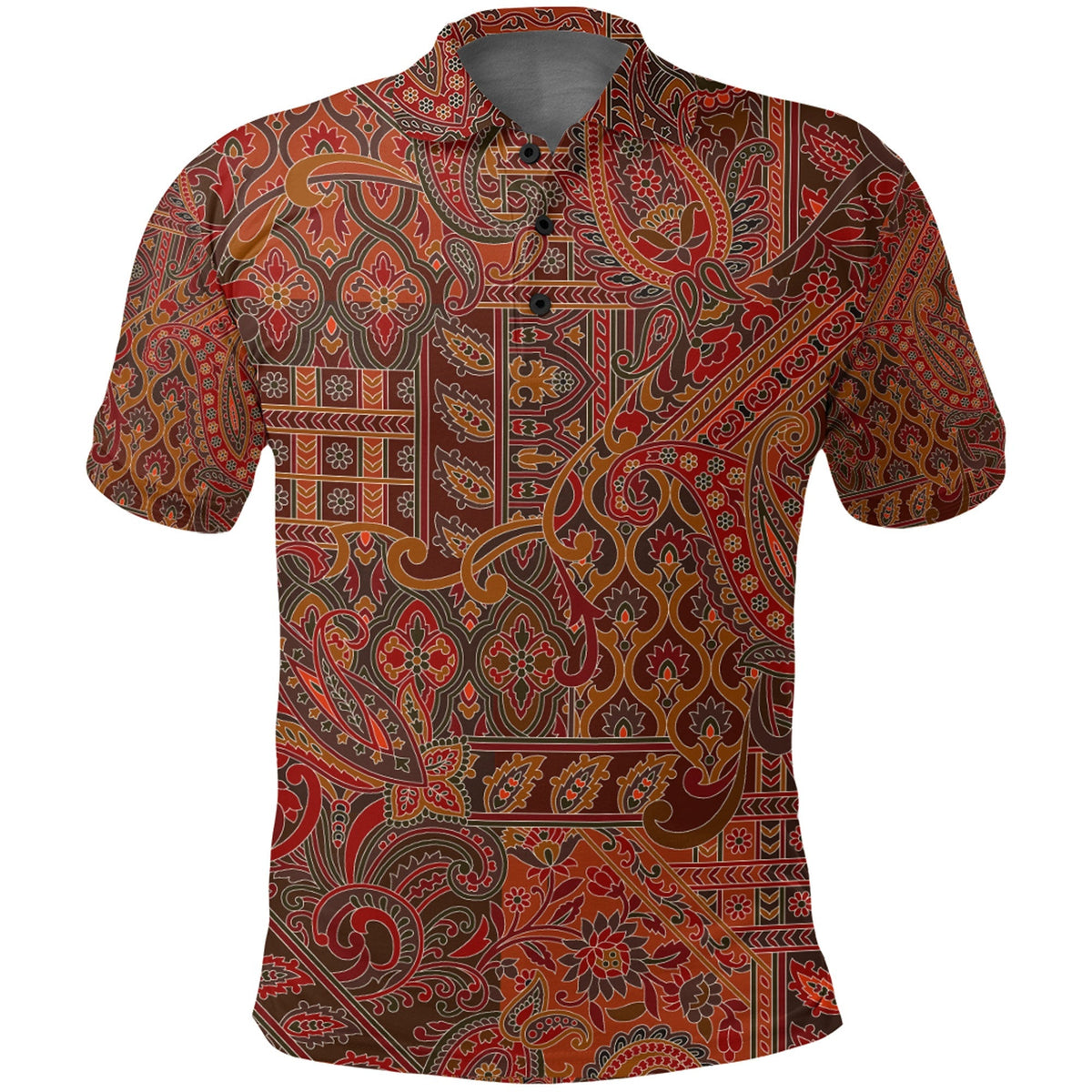 Paisley Polo Shirt Bandana Pattern Seamless Ver.49 RLT13 - Wonder Print Shop