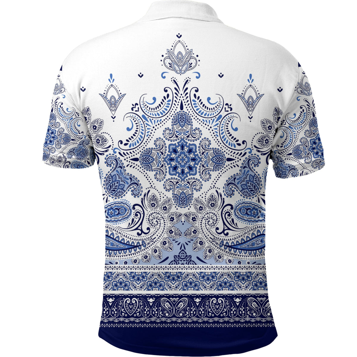 Paisley Polo Shirt Bandana Pattern Seamless Ver.53 RLT13 - Wonder Print Shop