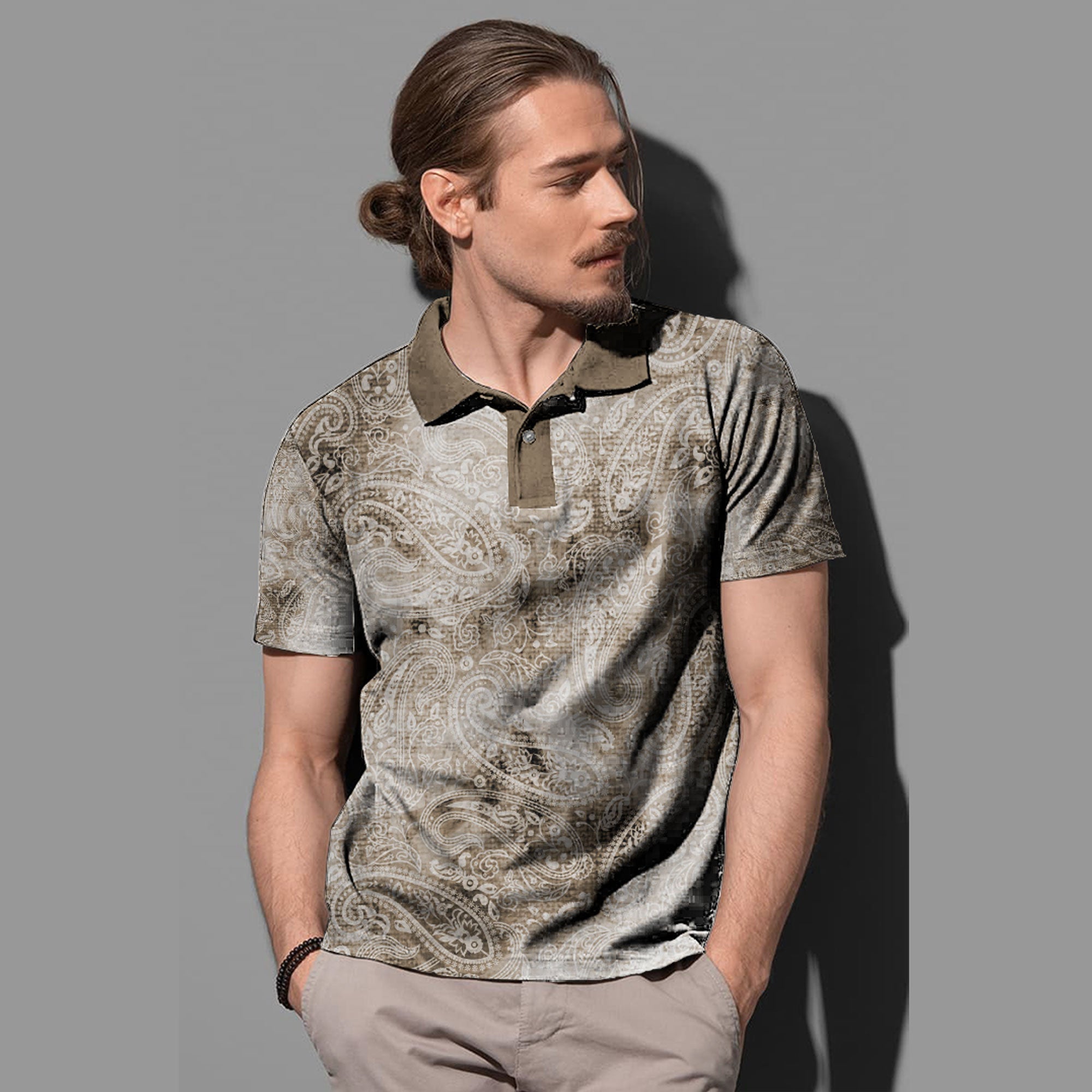 Paisley Polo Shirt Bandana Pattern Seamless Ver.06 RLT13 - Wonder Print Shop