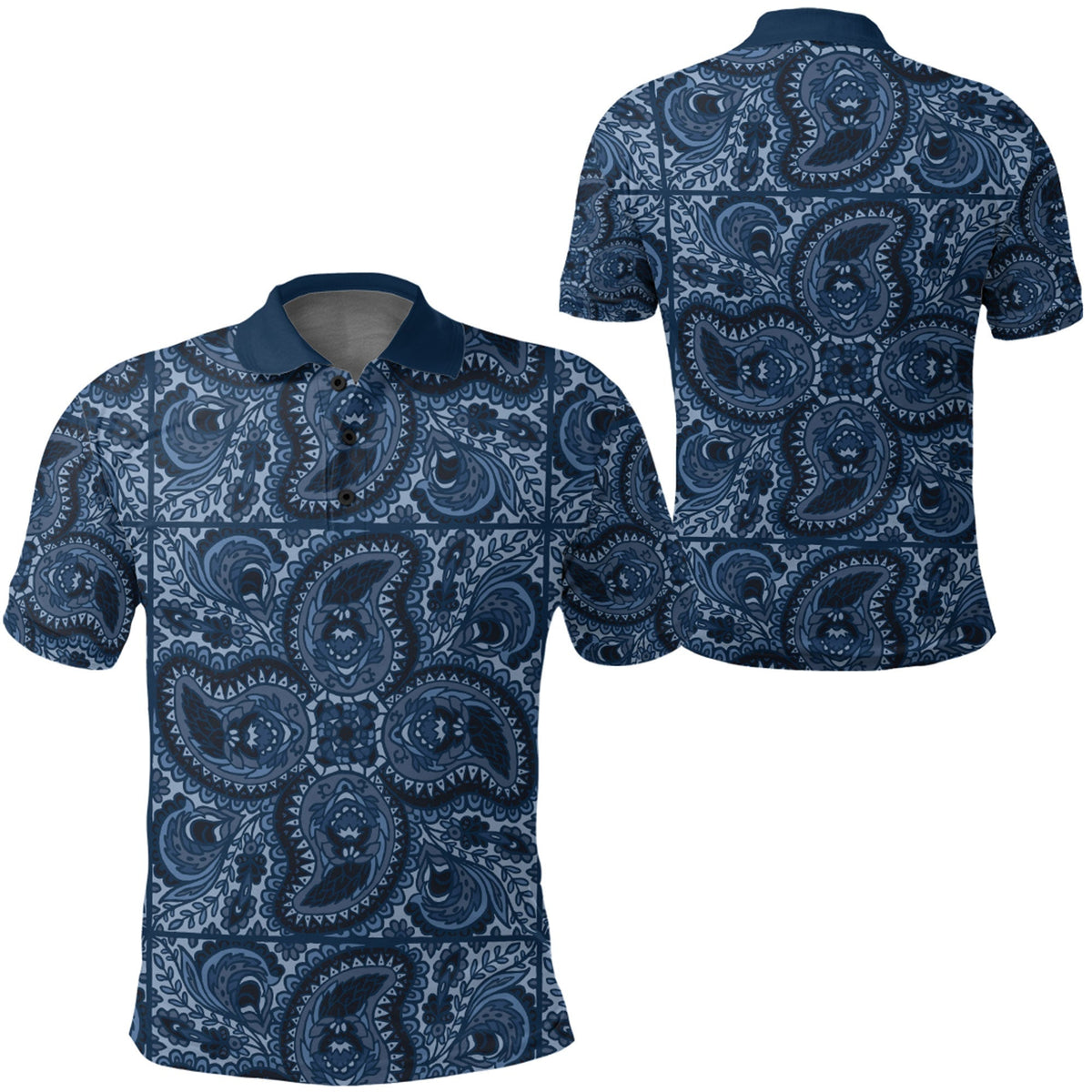 Clothing Paisley Polo Shirt Bandana Pattern Seamless Ver.04 RLT13 - Wonder Print Shop