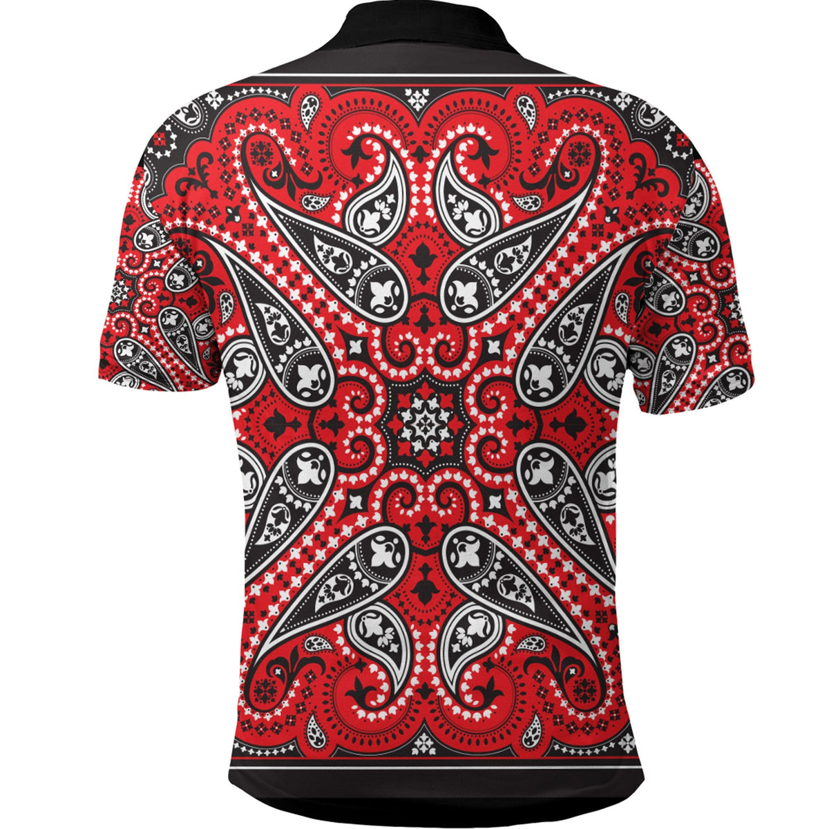 Paisley Polo Shirt Bandana Pattern Seamless Ver.18 RLT13 - Wonder Print Shop