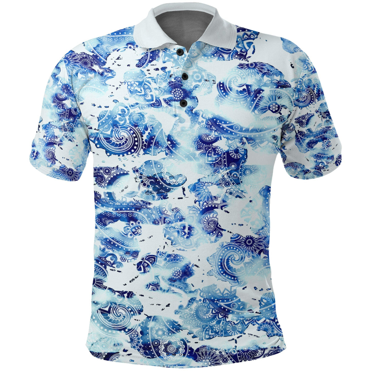 Paisley Polo Shirt Bandana Pattern Seamless Ver.22 RLT13 - Wonder Print Shop