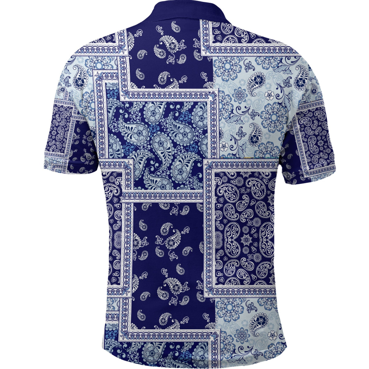Paisley Polo Shirt Bandana Pattern Seamless Ver.17 RLT13 - Wonder Print Shop