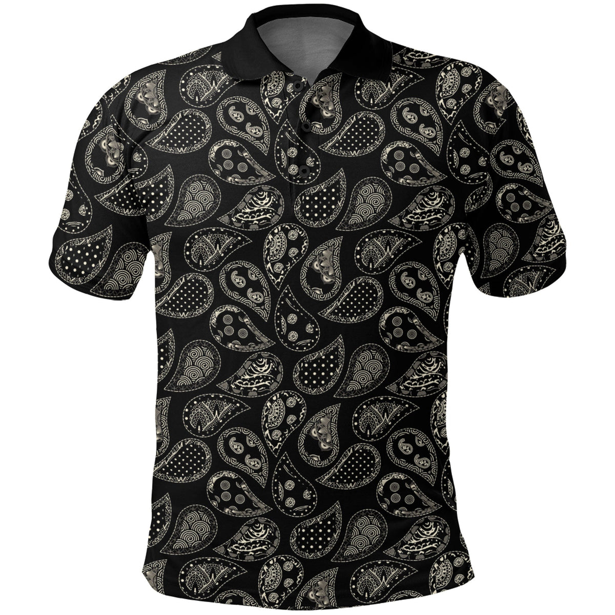 Paisley Polo Shirt Bandana Pattern Seamless Ver.16 RLT13 - Wonder Print Shop
