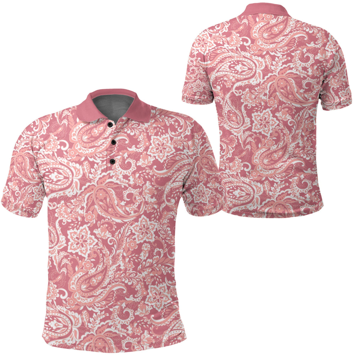Paisley Polo Shirt Bandana Pattern Seamless Ver.19 RLT13 - Wonder Print Shop