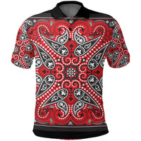 Paisley Polo Shirt Bandana Pattern Seamless Ver.18 RLT13 - Wonder Print Shop