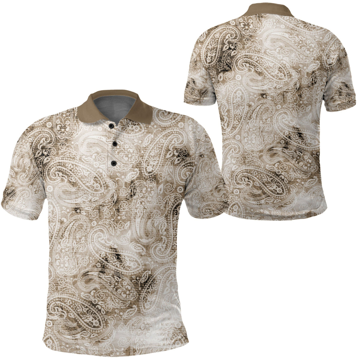 Paisley Polo Shirt Bandana Pattern Seamless Ver.06 RLT13 - Wonder Print Shop