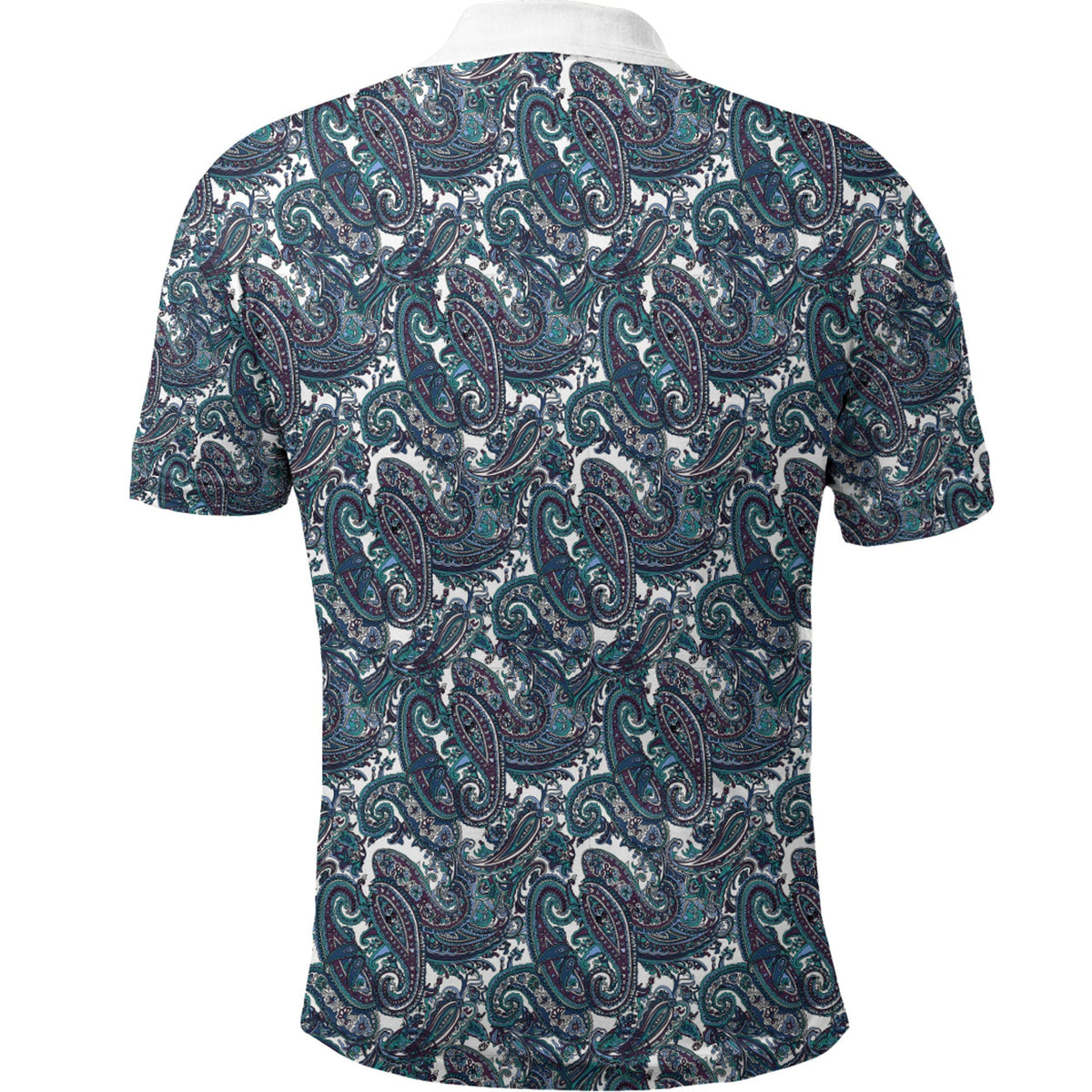 Paisley Polo Shirt Bandana Pattern Seamless Ver.13 RLT13 - Wonder Print Shop