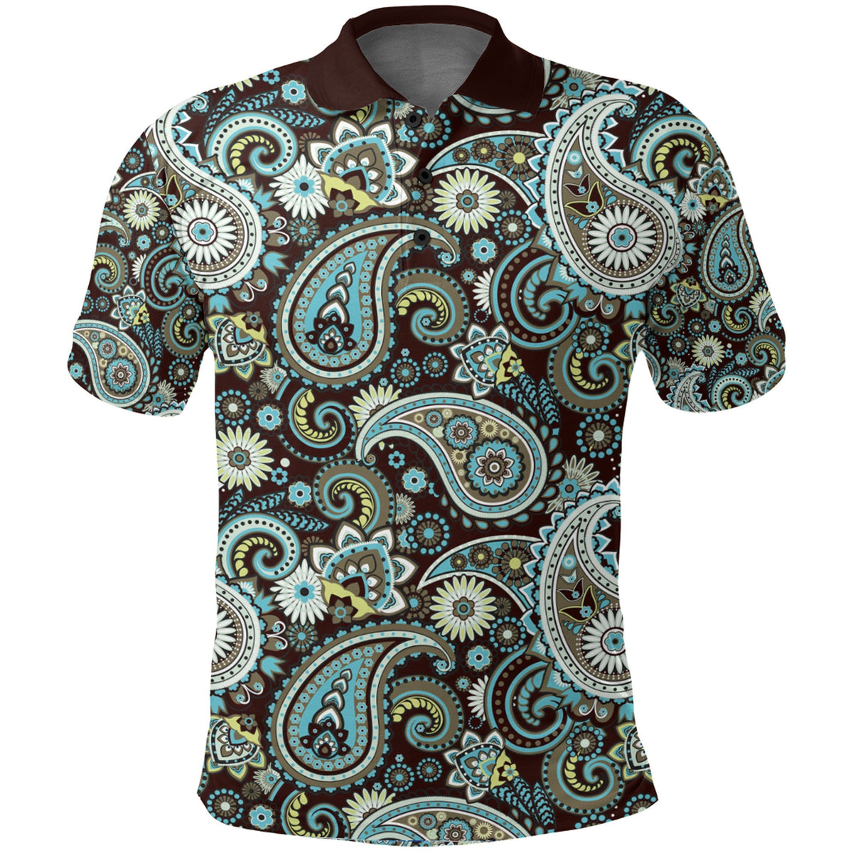 Paisley Polo Shirt Bandana Pattern Seamless Ver.28 RLT13 - Wonder Print Shop