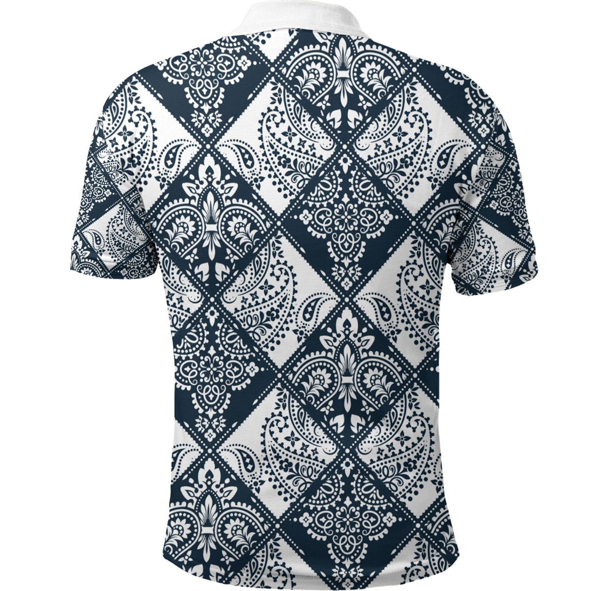 Paisley Polo Shirt Bandana Pattern Seamless Ver.12 RLT13 - Wonder Print Shop