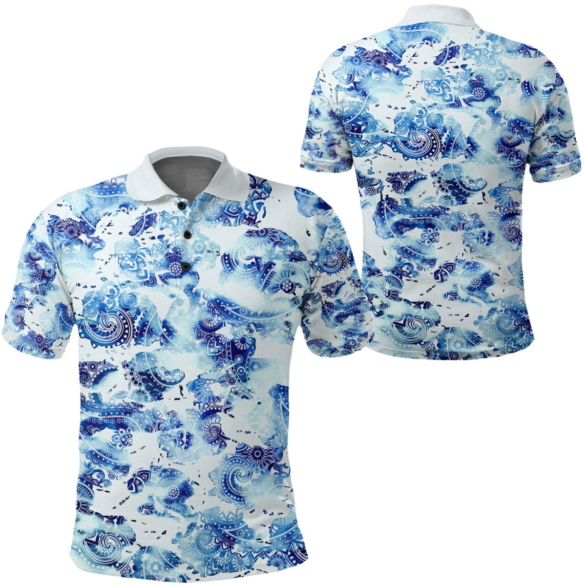 Paisley Polo Shirt Bandana Pattern Seamless Ver.22 RLT13 - Wonder Print Shop