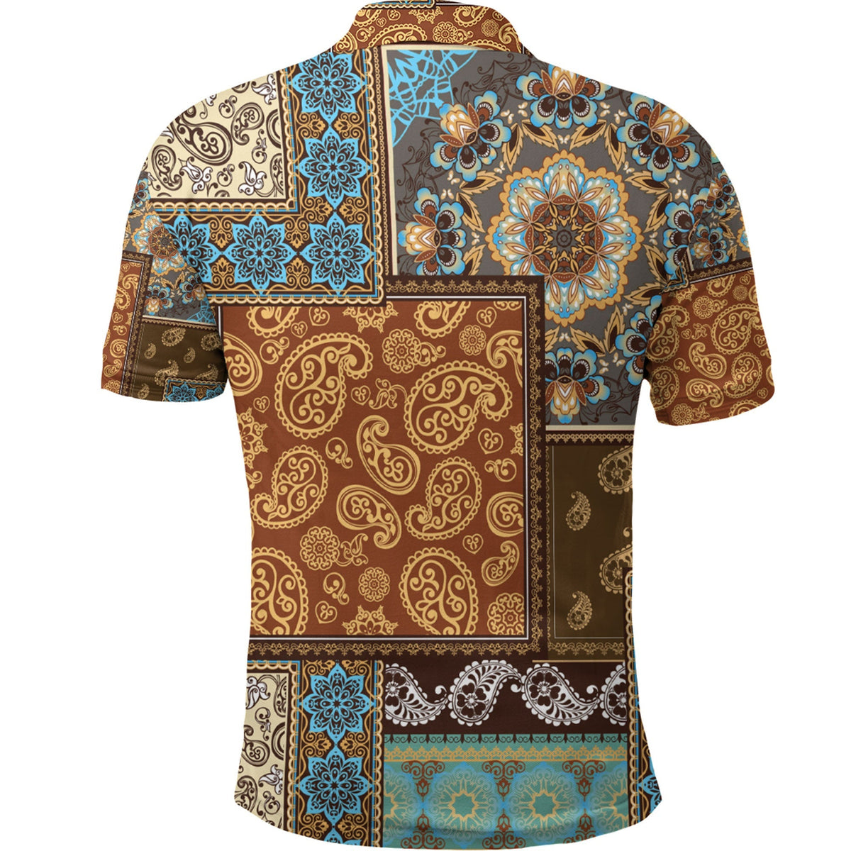 Paisley Polo Shirt Bandana Pattern Seamless Ver.20 RLT13 - Wonder Print Shop