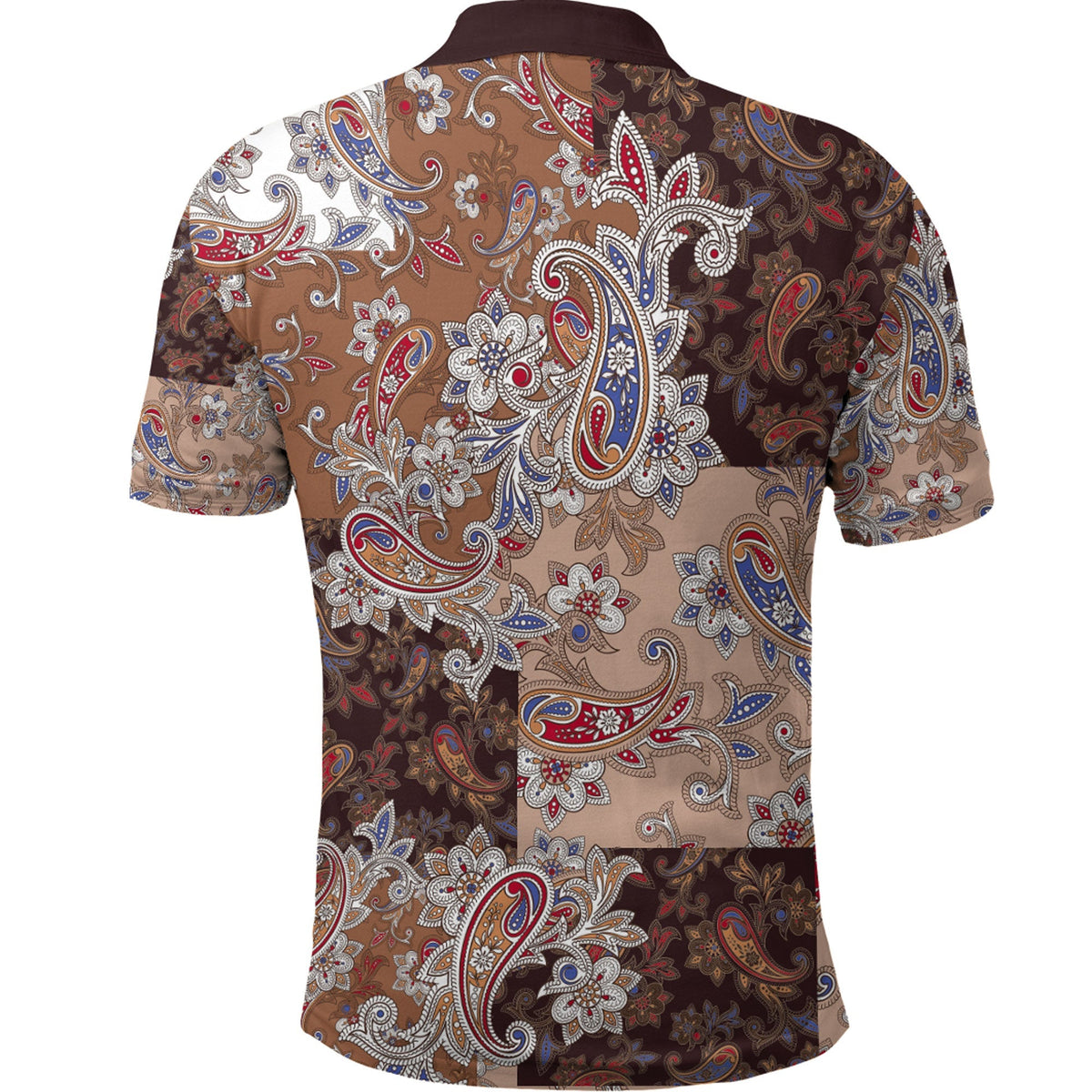 Paisley Polo Shirt Bandana Pattern Seamless Ver.42 RLT13 - Wonder Print Shop