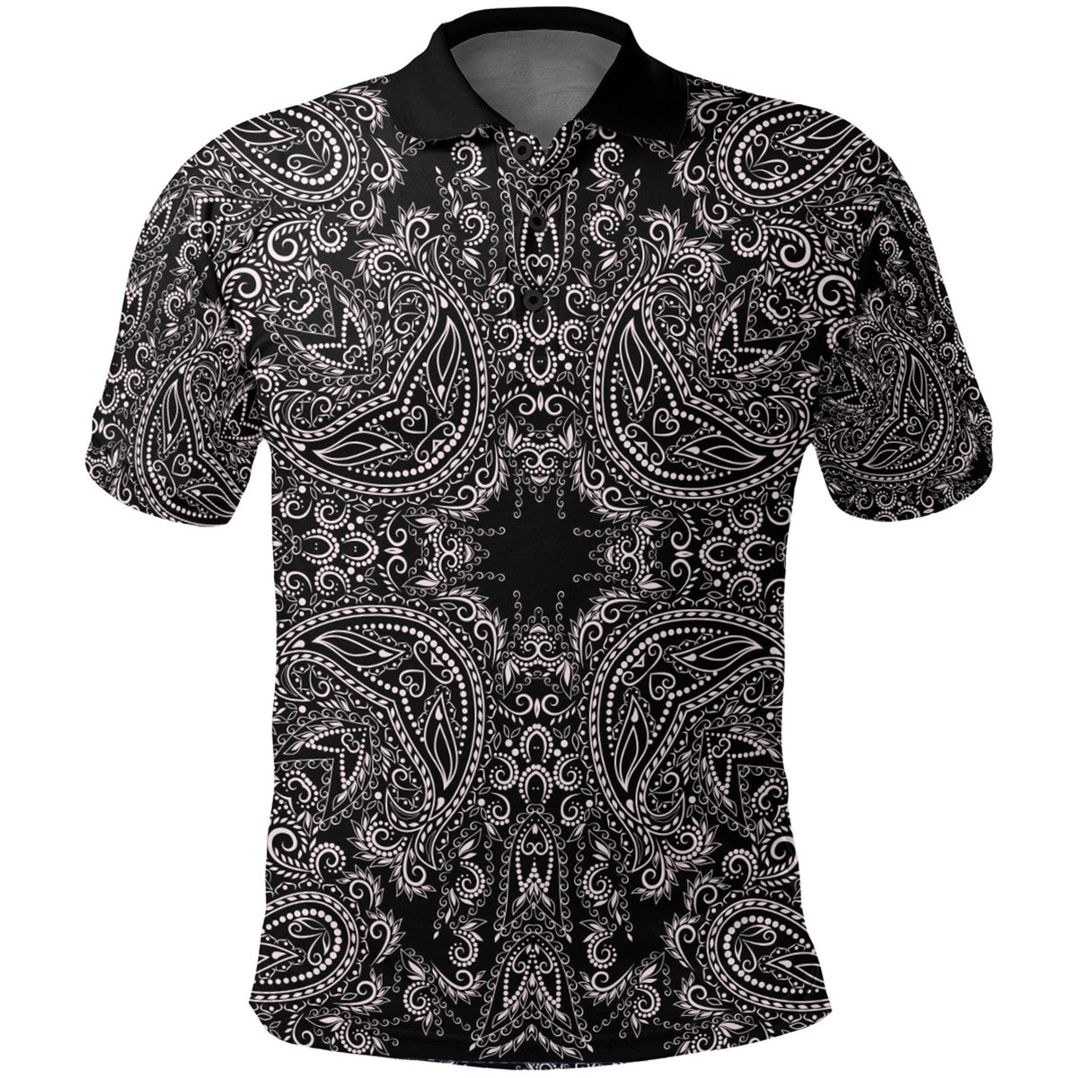Paisley Polo Shirt Bandana Pattern Seamless Ver.34 RLT13 - Wonder Print Shop