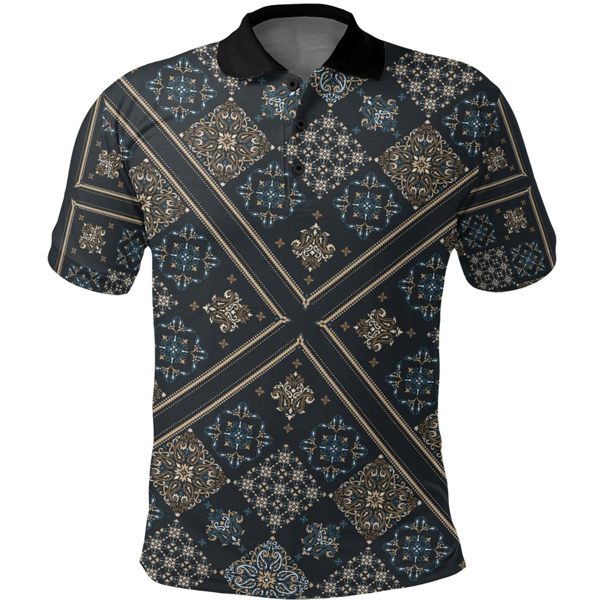 Paisley Polo Shirt Bandana Pattern Seamless Ver.29 RLT13 - Wonder Print Shop