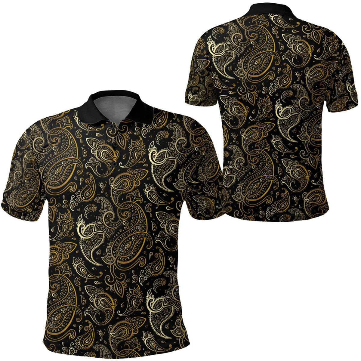 Paisley Polo Shirt Bandana Pattern Seamless Ver.14 RLT13 - Wonder Print Shop