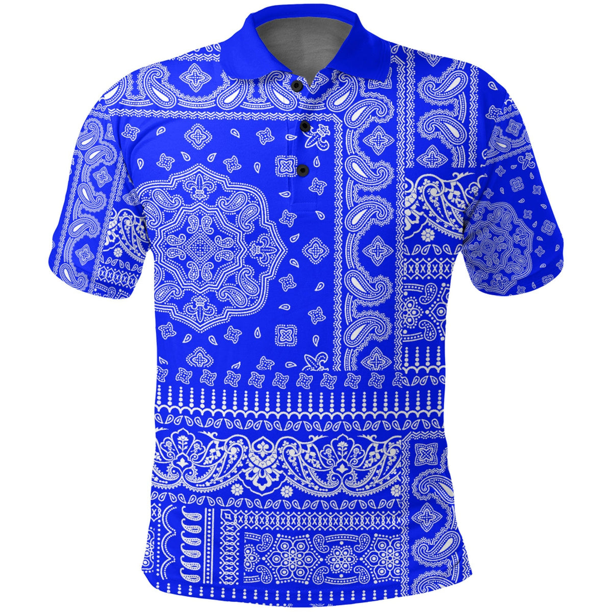 Paisley Polo Shirt Bandana Pattern Seamless Ver.05 RLT13 - Wonder Print Shop