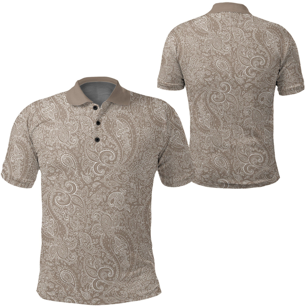 Paisley Polo Shirt Bandana Pattern Seamless Ver.21 RLT13 - Wonder Print Shop