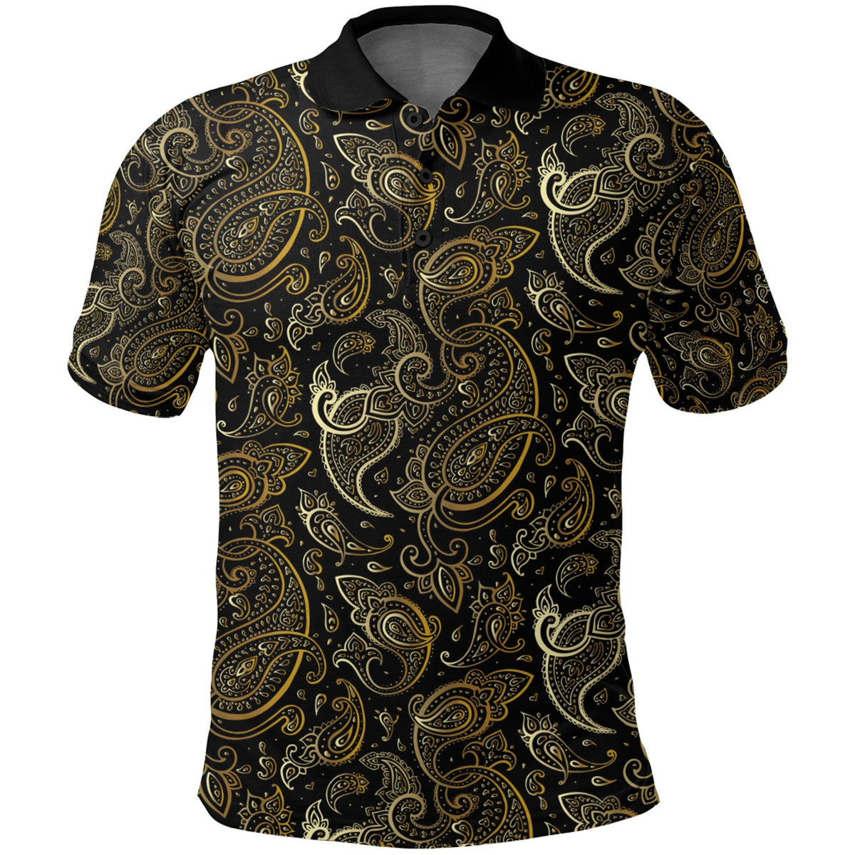 Paisley Polo Shirt Bandana Pattern Seamless Ver.14 RLT13 - Wonder Print Shop