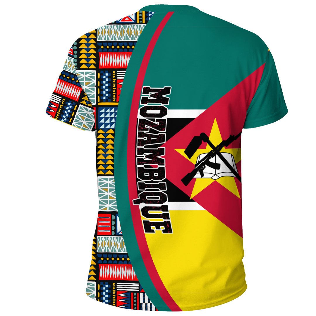 Mozambique Flag and Kente Pattern Special RLT13 - Wonder Print Shop