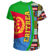 Eritrea Flag and Kente Pattern Special RLT13 - Wonder Print Shop