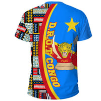 D.R Congo Flag and Kente Pattern Special RLT13 - Wonder Print Shop
