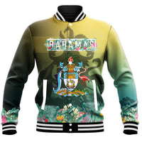 Bahamas Flag and Coat of Arms Special Style Baseball Jackets RLT13 - Wonder Print Shop