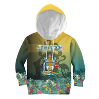 Bahamas Flag and Coat of Arms Special Style Kid Hoodie RLT13 - Wonder Print Shop