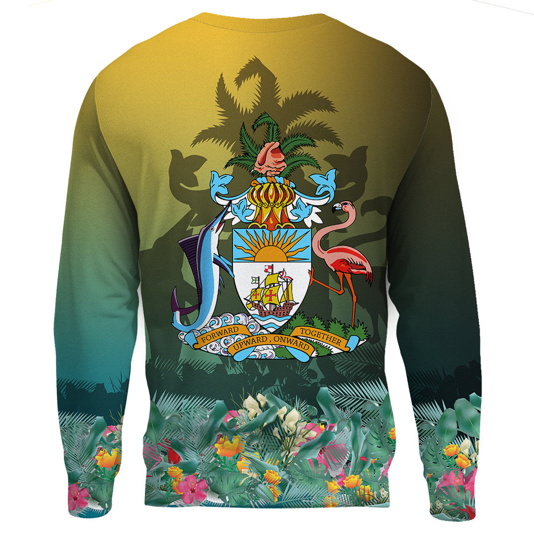 Bahamas Flag and Coat of Arms Special Style Sweatshirts RLT13 - Wonder Print Shop