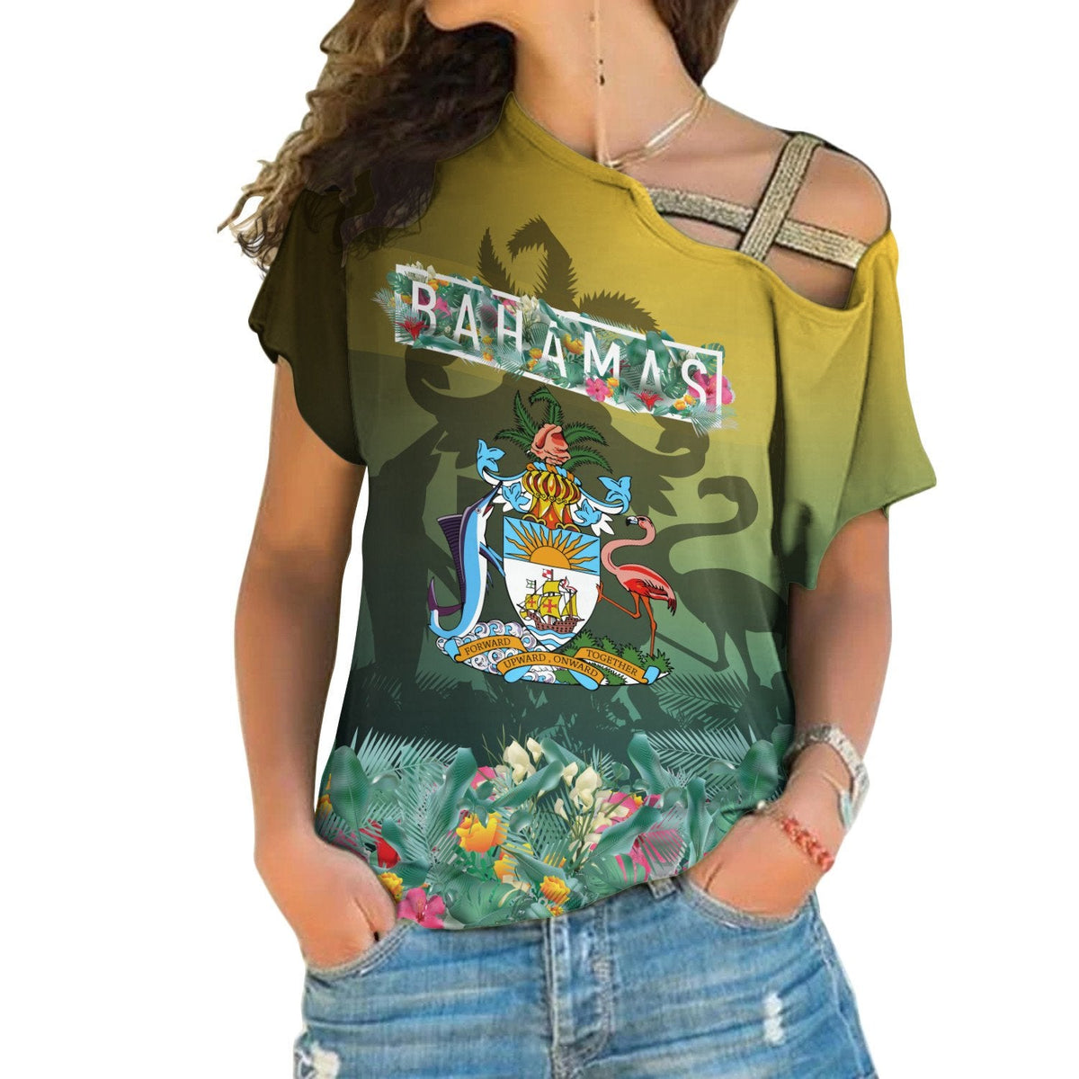bahamas-flag-and-coat-of-arms-special-style-one-shoulder-shirt