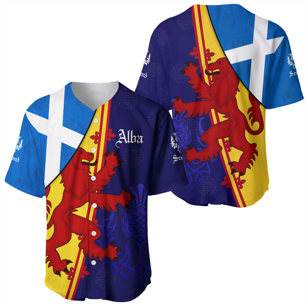Scotland Alba Thistle Baseball Jersey RLT12 - Wonder Print Shop