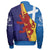 Scotland Alba Thistle Sleeve Zip Bomber Jacket RLT12 - Wonder Print Shop