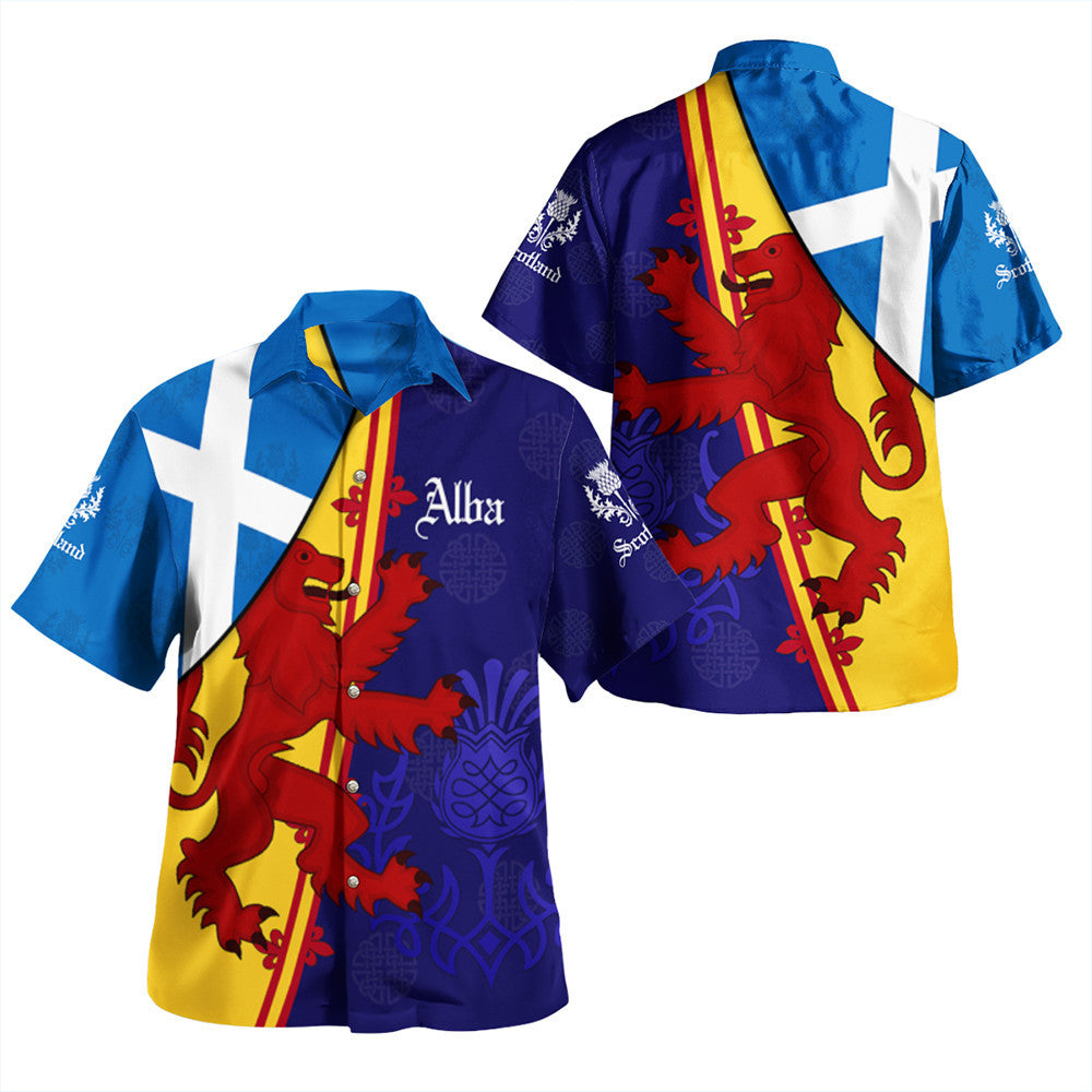 Scotland Alba Thistle Beach Shirt RLT12 - Wonder Print Shop