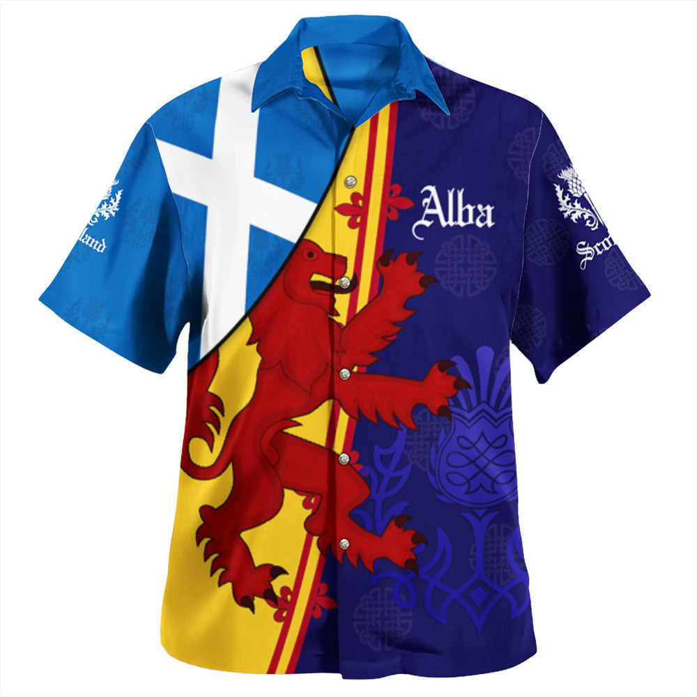 Scotland Alba Thistle Beach Shirt RLT12 - Wonder Print Shop