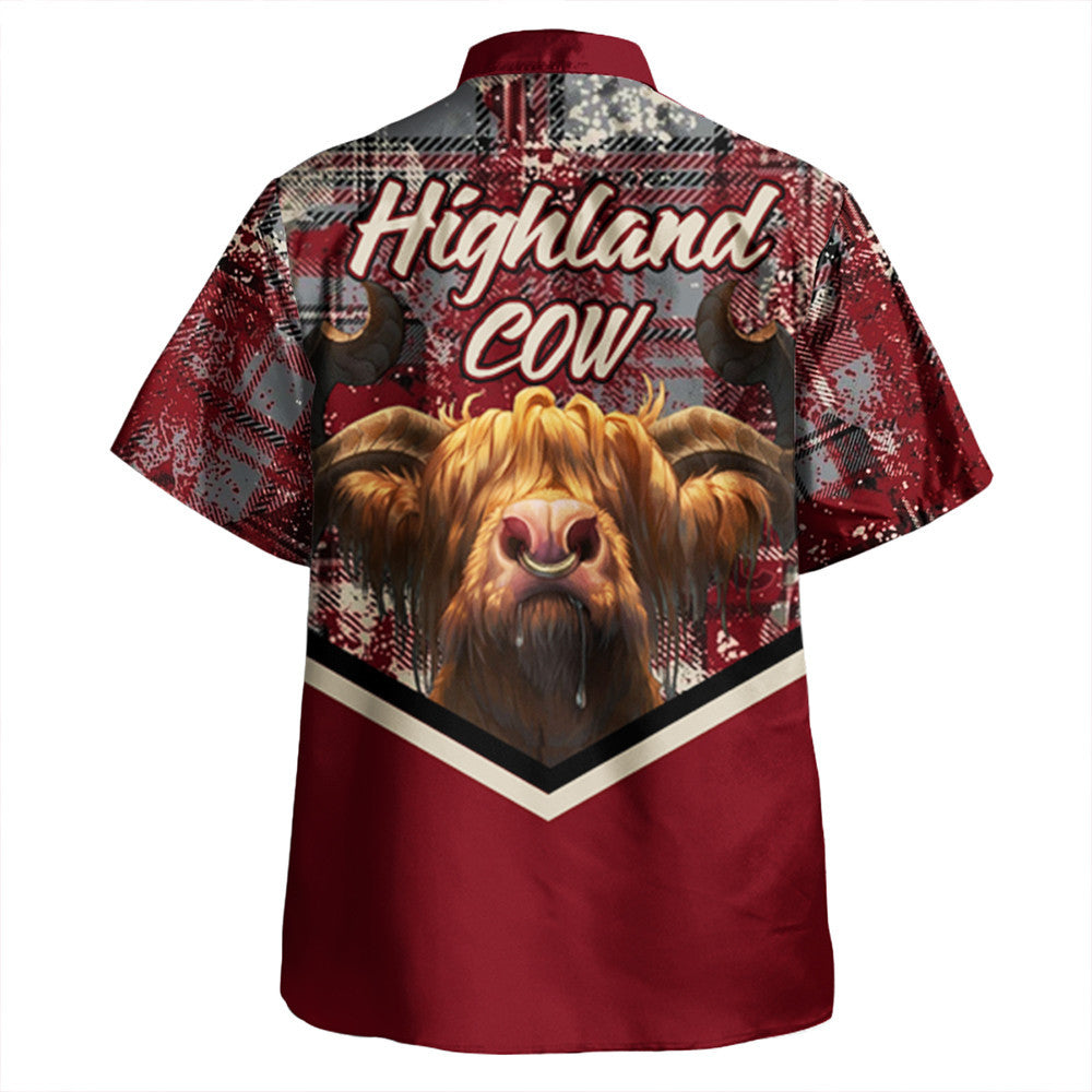 Scotland Tartan Grunge Plaid Beach Shirt RLT12 - Wonder Print Shop