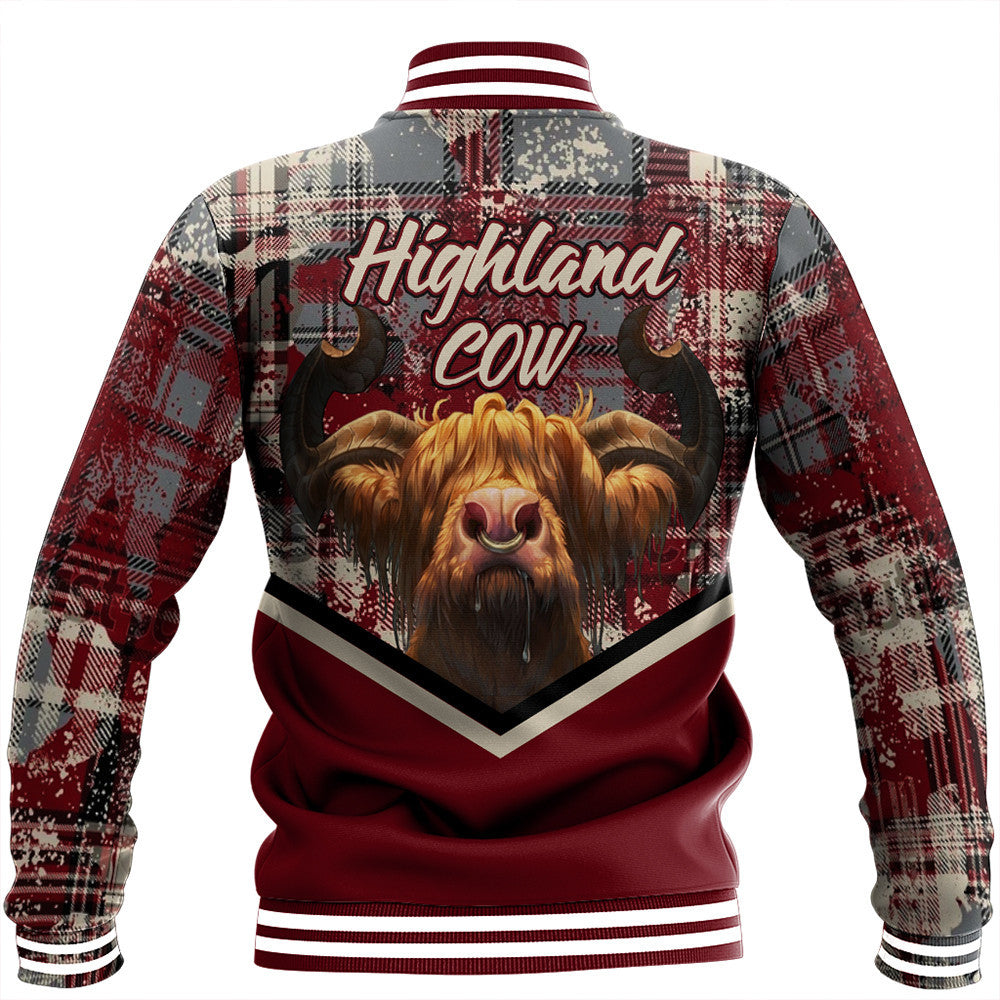 Scotland Tartan Grunge Plaid Baseball Jacket RLT12 - Wonder Print Shop