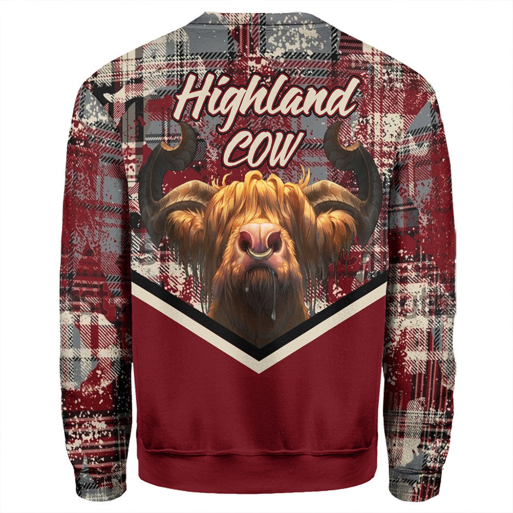 Scotland Tartan Grunge Plaid Sweatshirt RLT12 - Wonder Print Shop