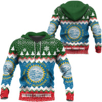 Flag Of South Dakota Hoodie Merry Christmas - Wonder Print Shop